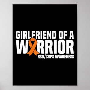 Poster La Petite Amie D'Un Guerrier Orange Ribbon Rsdcrps