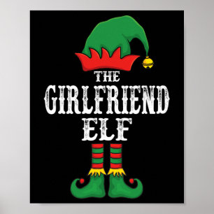 Poster La petite amie Elf Christmas Pajama Family Matchin