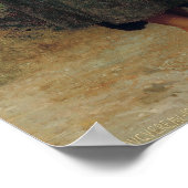 Poster La Petite Bergère de Bouguereau (Coin)