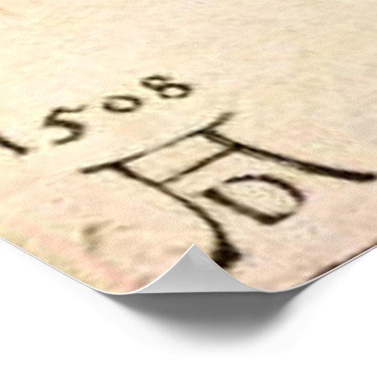 Poster La Petite Chouette par Albrecht Dürer (Coin)