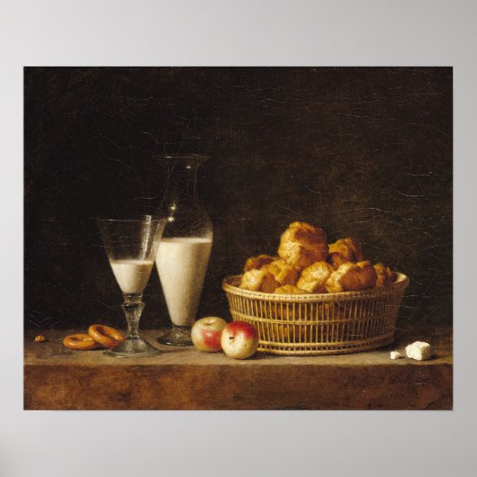 Poster La petite collation, ou la carafe d'Orgeat (Devant)