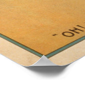 Poster "La Petite Duchesse" Homme sur la Plage (Coin)