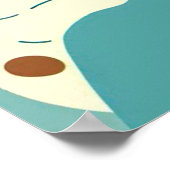 Poster “La petite fille au bubble tea“ (Coin)