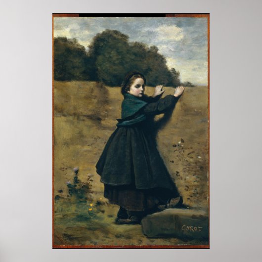 Poster La Petite Fille Curieuse (Devant)