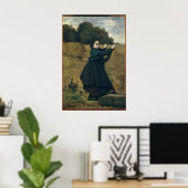 Poster La Petite Fille Curieuse (Bureau à domicile)