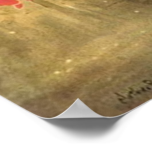 Poster La petite fille de Match par arthur rackham (Coin)