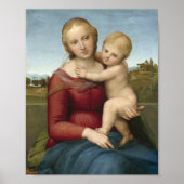 Poster La petite Madonna à la corneille | Raphael (Devant)