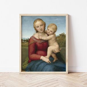 Poster La petite Madonna à la corneille   Raphael