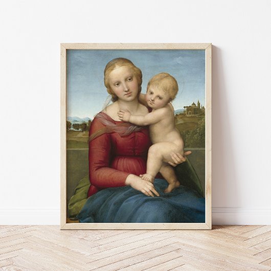 Poster La petite Madonna à la corneille | Raphael