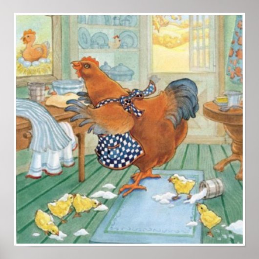 Poster La Petite Poule Rousse (Devant)