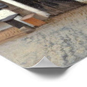 Poster La petite rue de Johannes Vermeer (Coin)