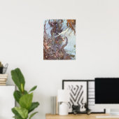 Poster La petite sirène d'Edmund Dulac (Bureau à domicile)