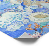 Poster La petite sirène - Les sirènes jouent dans le Surf (Coin)