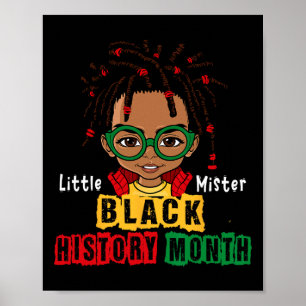 Poster La petite soeur africaine Loc'd Up Boy Kid Black H
