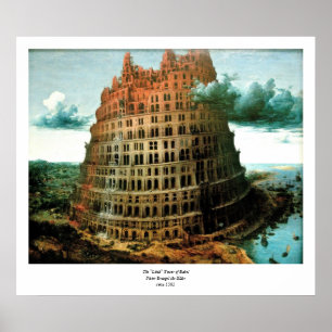 Poster La "petite" tour de Babel de Pieter Bruegel