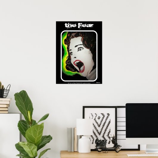 Poster 'la peur' (Bureau à domicile)