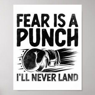 Poster La peur est un coup que je n'assénerai jamais Boxe