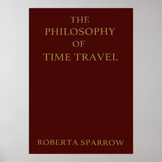 Poster La philosophie du temps Voyage Donnie Darko (Devant)