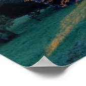 Poster La photo du paysage nocturne du Liechtenstein (Coin)