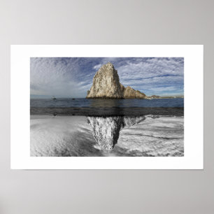 Poster La photographie de réflexion de l'arche Cabo Mexiq