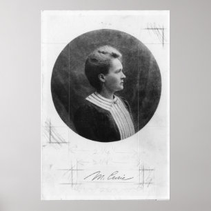 Poster La physicienne polonaise Marie Sklodowska Curie