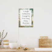 Poster La Piazza de Sunbeam Prayer by St. Francis (Cuisine)