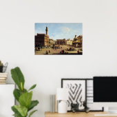 Poster La Piazza della Signoria à Florence (Bureau à domicile)