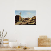 Poster La Piazza della Signoria à Florence (Cuisine)