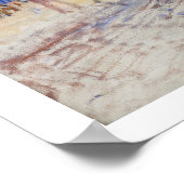 Poster La Piazza San Marco, Venise, 1881 (huile sur toile (Coin)