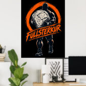 Poster La pierre de Husafell - Fullsterkur (Bureau à domicile)