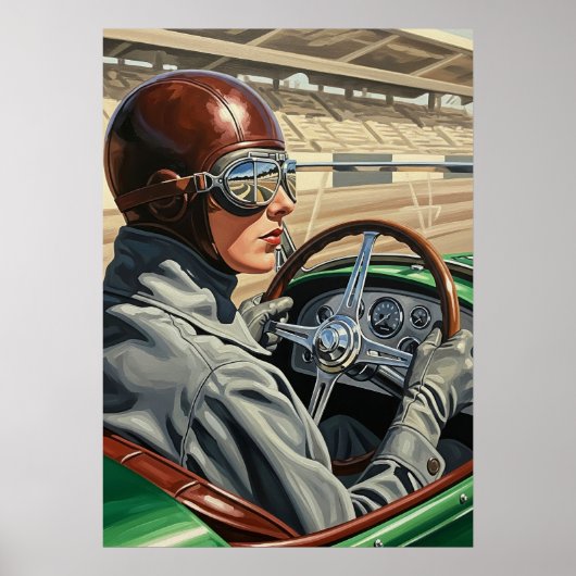 Poster LA PILOTE DE COURSE - Original (Devant)
