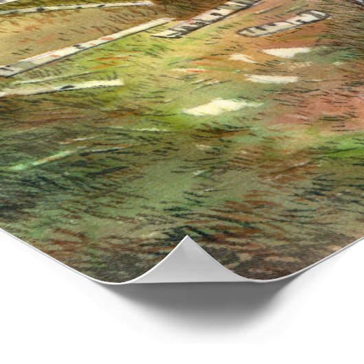 Poster La pinède (Coin)