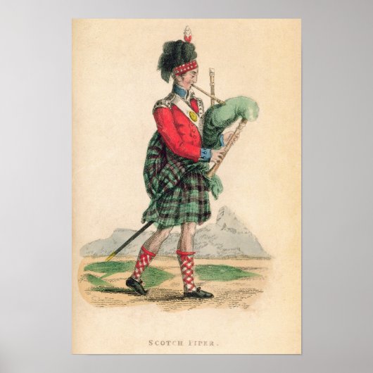 Poster La pipette écossaise (Devant)