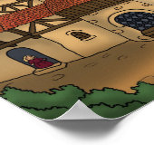 Poster la pipette pied & l'affiche enfant (Coin)