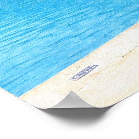 Poster La piscine (Coin)