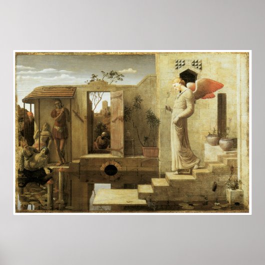 Poster La piscine de Bethesda, 1876-77, Robert Bateman (Devant)