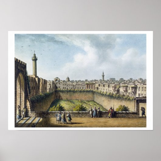 Poster La piscine de Bethesda, Jérusalem, pub. par Willia (Devant)