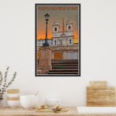 Poster La Place d'Espagne (Cuisine)