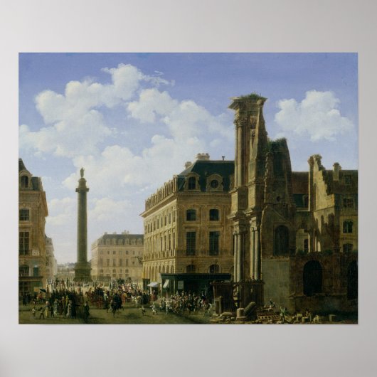 Poster La Place Vendome, 1808 (Devant)
