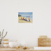 Poster La plage à Abene Sénégal 1997 (Cuisine)