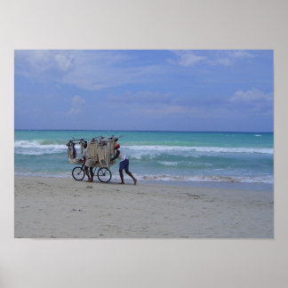 Poster La Plage Cubaine