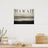 Poster La plage de Big Island Hawaï (Cuisine)