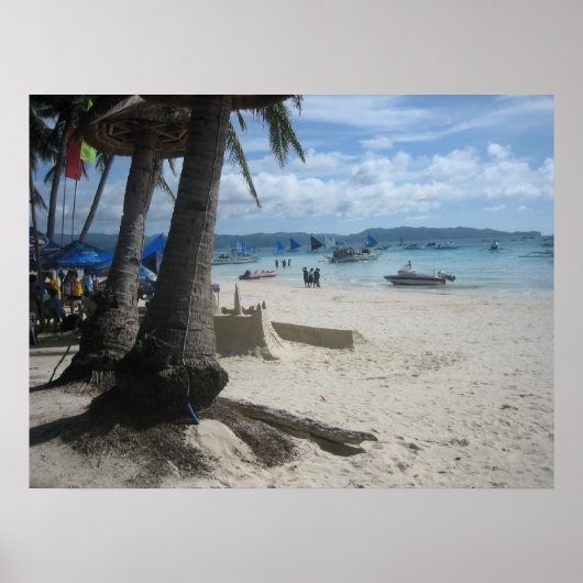 Poster La plage de Boracay (Devant)