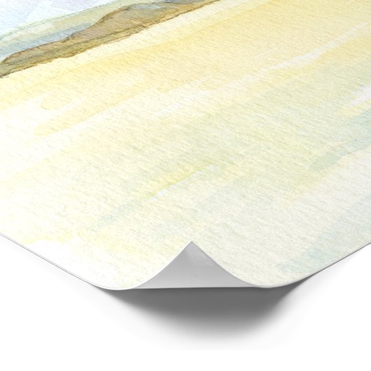 Poster La plage de Gwithian (Coin)