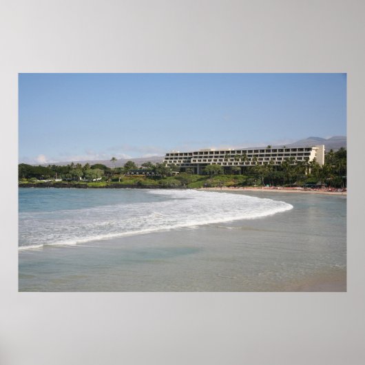 Poster La plage de Mauna Kea (Devant)