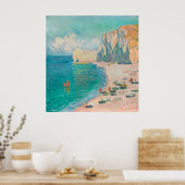 Poster La plage de Monet et la Falaise d'Amont (Cuisine)