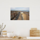 Poster La plage de Redcar depuis le Beacon (Cuisine)