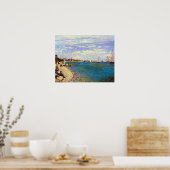 Poster La plage de Sainte Adresse by Claude Monet (Cuisine)