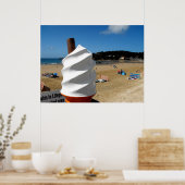 Poster La plage de St Brelade (Cuisine)