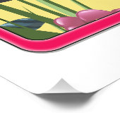 Poster La plage de Tahiti st tropez (Coin)